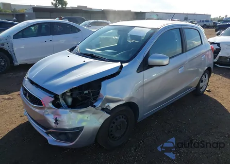 2019 Mitsubishi Mirage Es/Rf from USA, damaged, VIN ML32A3HJ3KH001915